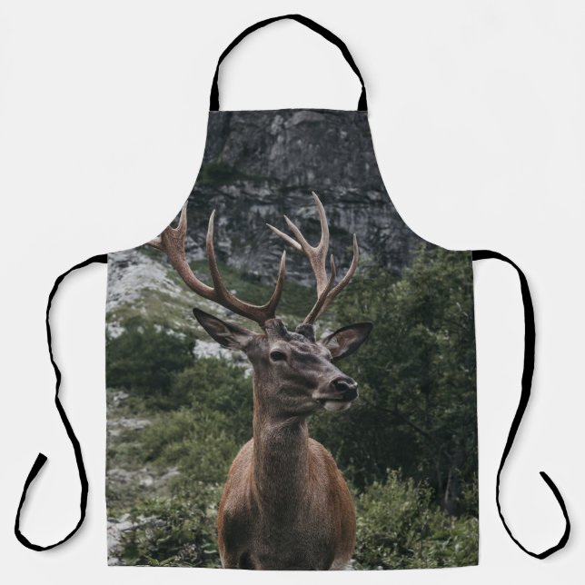 ELK-STACK HIRSCH SCHÜRZE (Vorderseite)