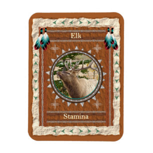 Elk - Stamina - Vinyl Flexi Magnet