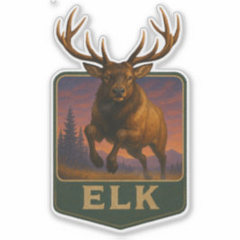 Elk Sticker