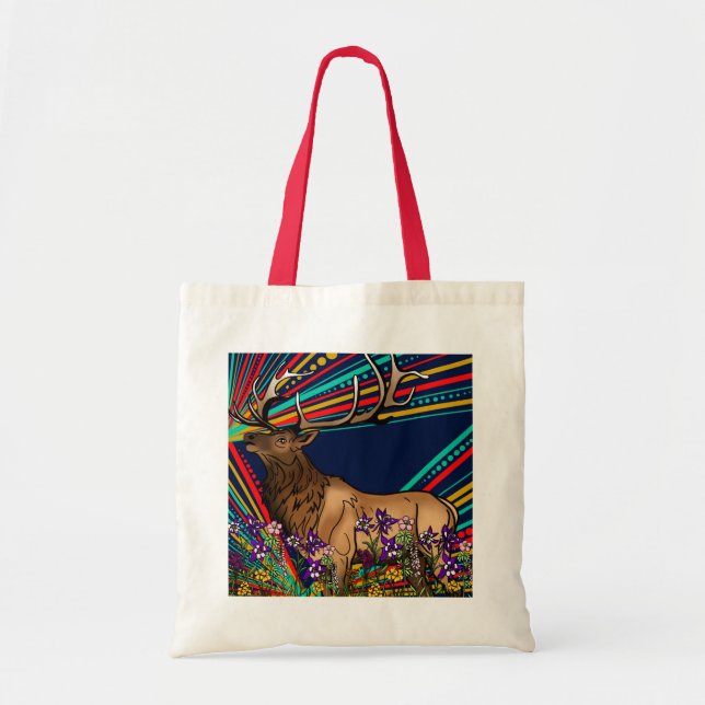 Elk Tote Bag Tragetasche (Vorne)