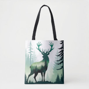 Elk Wildlife Animal Nature Forest Art Tasche