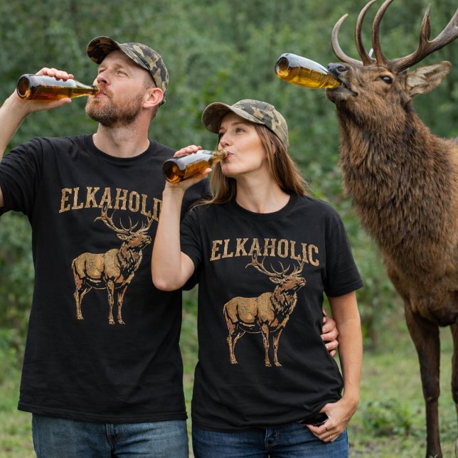 Elkaholic: Wild im Herzen T-Shirt (Von Creator hochgeladen)