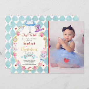 Elke in ONEderland Geburtstagsaufenthalt Tea Party Einladung