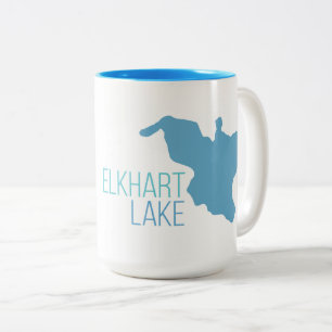 Elkhart See, Wisconsin Zweifarbige Tasse