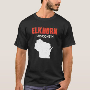 Elkhorn USA Staat America Travel Montanan Helena T-Shirt