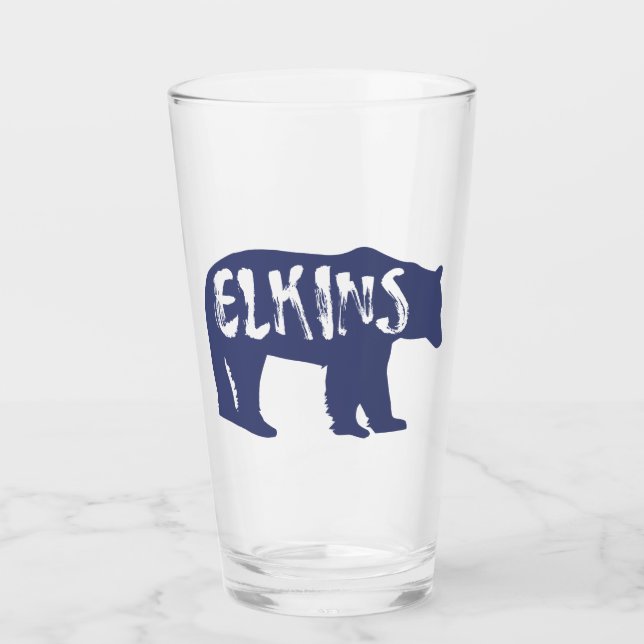 Elkins West Virginia Bear Glas (Vorderseite)