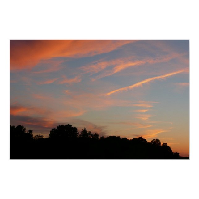 Elkridge Sunset Maryland Landscape Poster (Vorderseite)