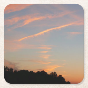 Elkridge Sunset Maryland Landscape Rechteckiger Pappuntersetzer