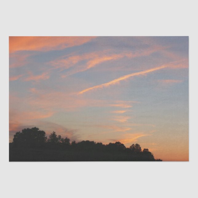 Elkridge Sunset Maryland Landscape Seidenpapier (Vorderseite)