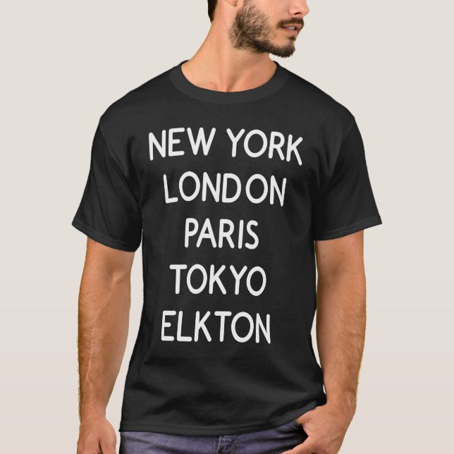 Elkton  Worldclass Cities T-Shirt (Vorderseite)