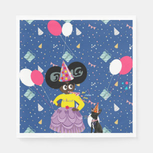 Ella B. Jenkins Party napkin blue Serviette