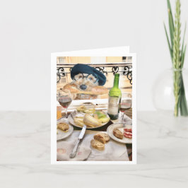 Ella Bella Banana bringt Baguette Dankeskarte