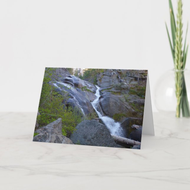 Ella Falls at Sequoia National Park Karte (Vorderseite)