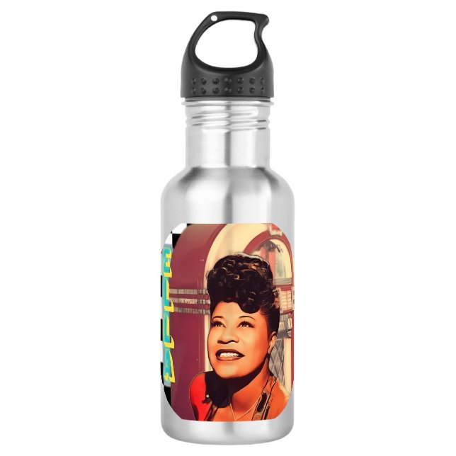 Ella Fitzgerald Edelstahlflasche (Vorderseite)