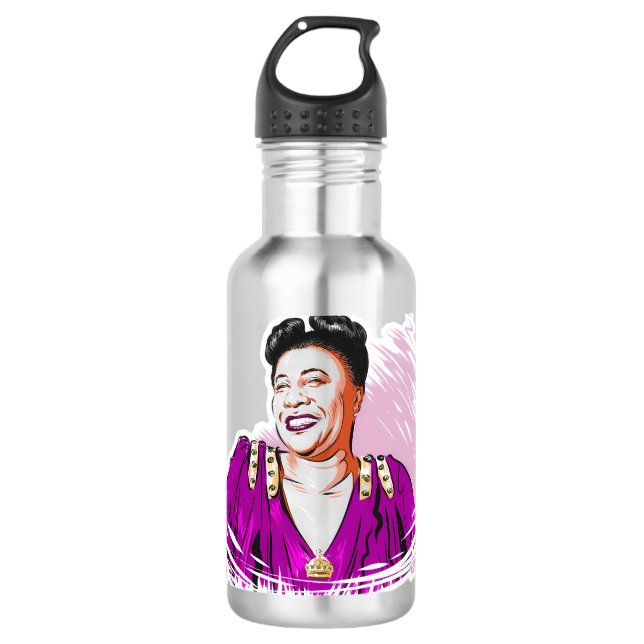 Ella Fitzgerald Edelstahlflasche (Vorderseite)