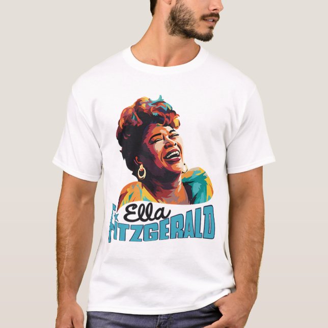 Ella Fitzgerald T-Shirt (Vorderseite)