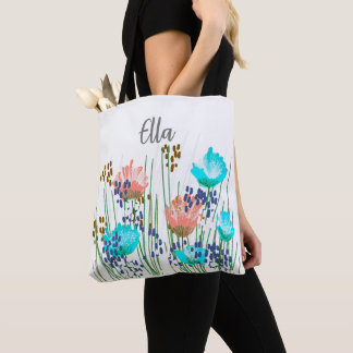 Ella Floral Monogram Tasche