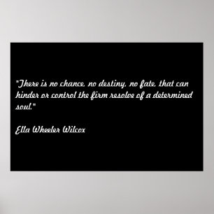 Ella Geschäftemacher Wilcox Poster