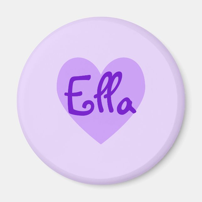 Ella in Lila Magnet (Vorne)