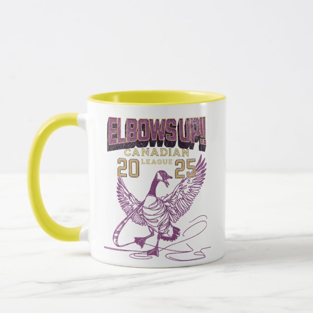 Ellbogen auf! Kanada Goose Canadian Hockey Culture Tasse (Links)
