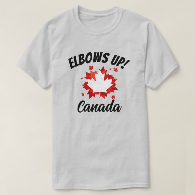 Ellbogen auf! Kanada T-Shirt (Design vorne)