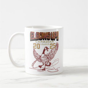 Ellbogen auf! Kanadische Liga Kanada Gänse Kaffeetasse