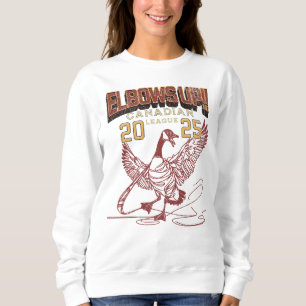 Ellbogen auf! Kanadische Liga Kanada Gänse Sweatshirt
