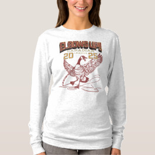 Ellbogen auf! Kanadische Liga Kanada Gänse T-Shirt