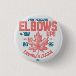 Ellbogen auf! Über die Boards Kanadischer Liga Hoc Button