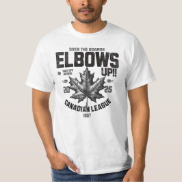 Ellbogen auf! Über die Vorstände Kanadische Hockey T-Shirt