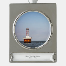 Ellbogen des Kreuzlichtthauses Banner-Ornament Silber