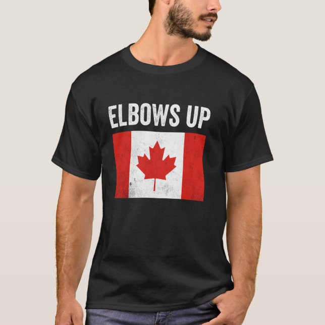 Ellbogen hoch Kanada T-Shirt (Vorderseite)