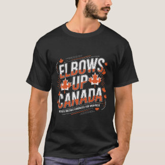 Ellbogen hoch Kanada Verwechseln Freundlichkeit ni T-Shirt