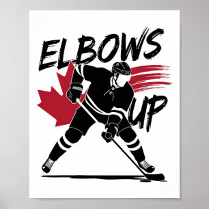 Ellbogen hoch Kanada Wahres Norden Stark Kostenlos Poster