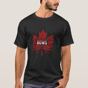 Ellbogen hoch Kanada Wahres Norden Stark und Frei T-Shirt