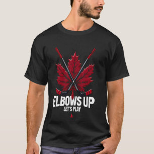 Ellbogen hoch Kanada Wahres Norden Stark und Frei T-Shirt