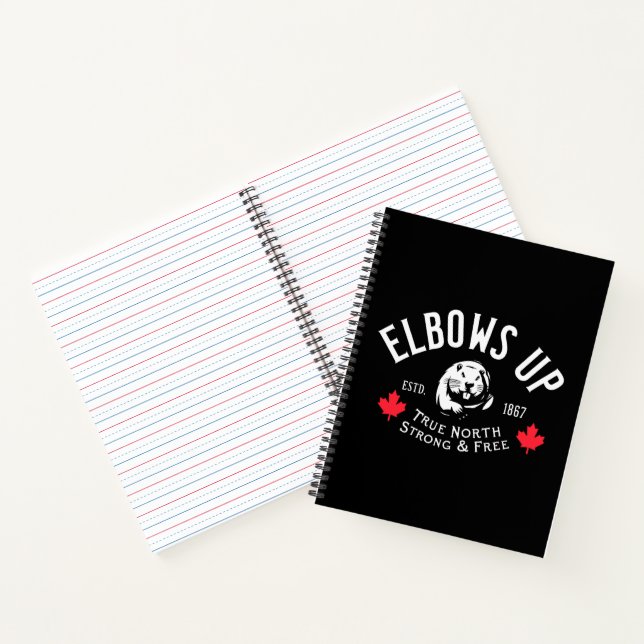 Ellbogen hoch! Notizbuch (Innenseite)
