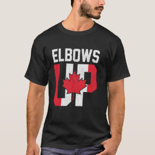 Ellbogen hoch u2013 Kanadische Flagge Statement De T-Shirt