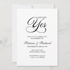 Elle A Dit Oui Invitation Du Parti Engagement