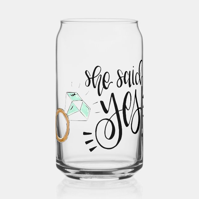 Elle a dit oui verre (Recto)