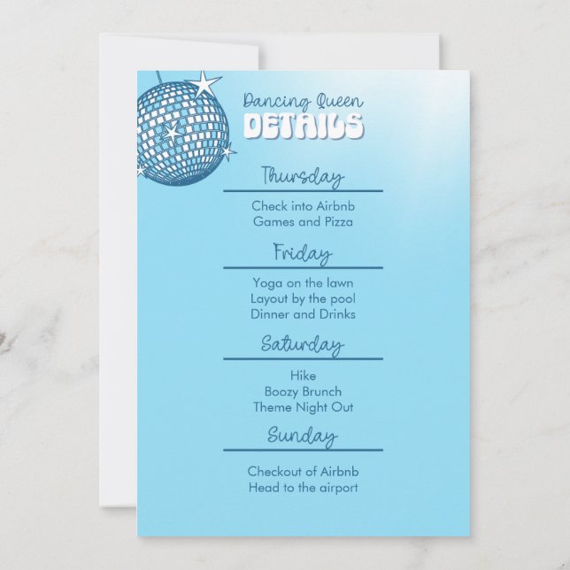 Elle a trouvé son chéri Invitation pour enterremen (Dos)