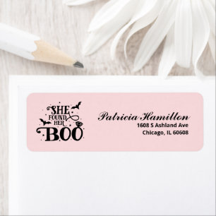 Elle A Trouvé Son Étiquette Fête des mariées Boo H