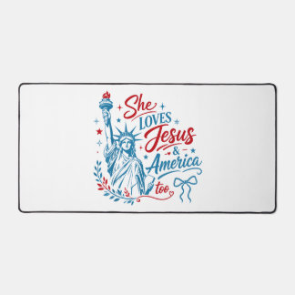 Elle aime Jésus et l'Amérique aussi le 4 juillet C