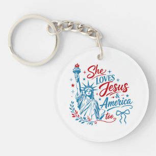 Elle aime Jésus et l'Amérique aussi le 4 juillet C