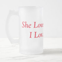 Elle aime ma barbe Je l'aime Mug à la Beurre