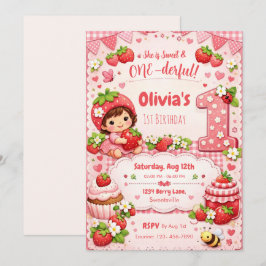 Elle est douce et Onederful Invitation pour 1er An