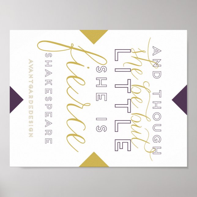 Elle Est Fierce - Poster (Devant)