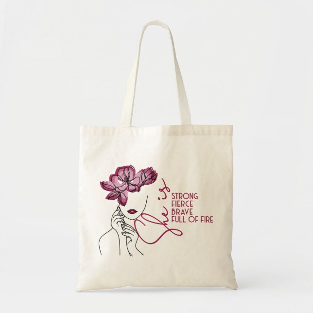 Elle Est La Ligne De Feu Qui Dessine Le Sac fourre (Devant)