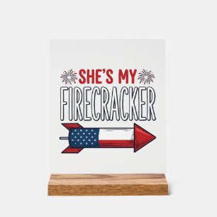 Elle est mon pétard Création de couple patriotique