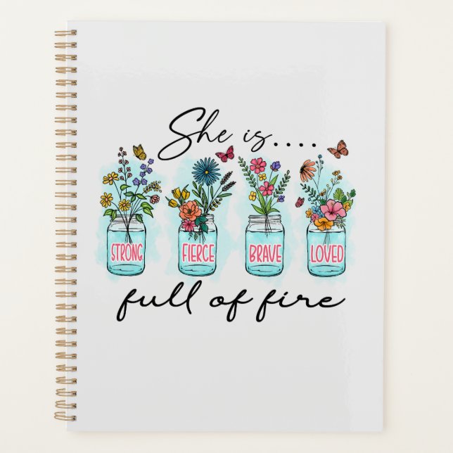 Elle est pleine de feu - Autonomisation florale dy (Devant)